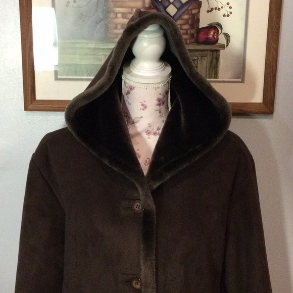 Jones New York Faux Suede Coat - Picture 3 of 16